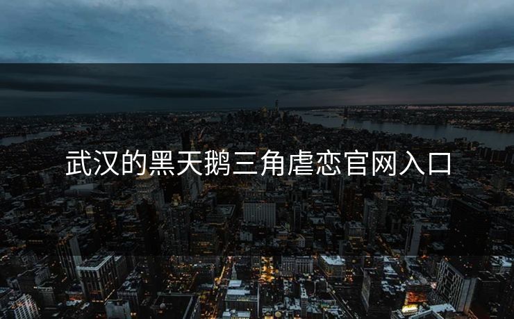 武汉的黑天鹅三角虐恋官网入口